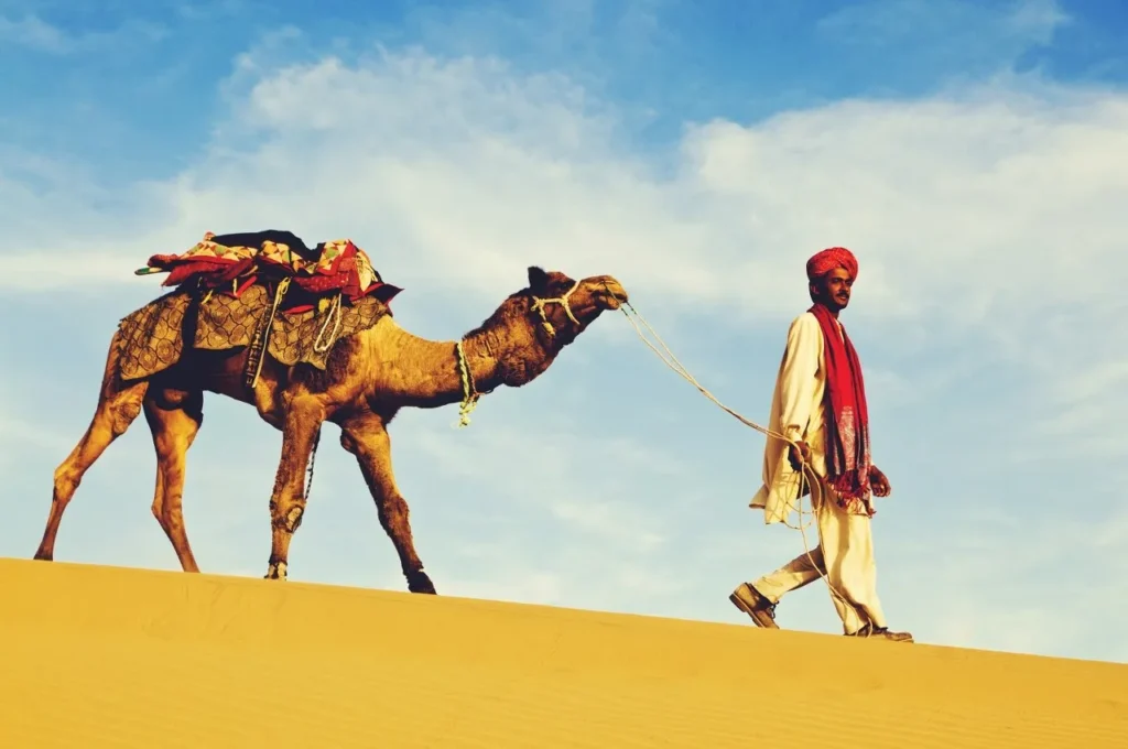 indigenous indian man walking desert camel concept 2023 11 27 04 56 11 utc 1581x1050 1280x850 converted.webp
